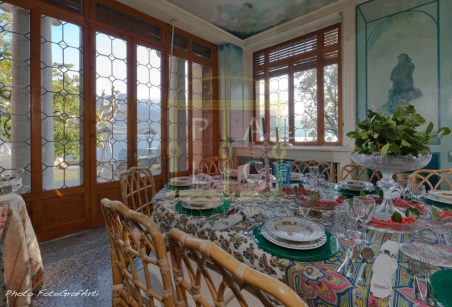 Dining room villa i Platani Lake Como